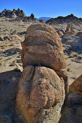 Zen Rights Managed Images - Standing Rocks in the Alabama Hills Royalty-Free Image by Ray Mathis