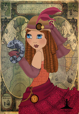 Steampunk Painting Royalty Free Images - Steampunk Royalty-Free Image by Lee DePriest