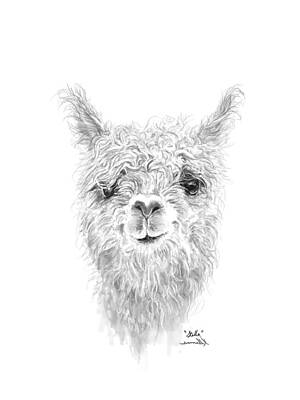 Recently Sold - Mammals Drawings - Stella by Kristin Llamas