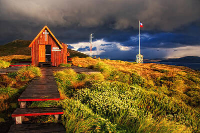 Landscape Royalty-Free and Rights-Managed Images - Stella-Maris Chapel  8597 by Karen Celella