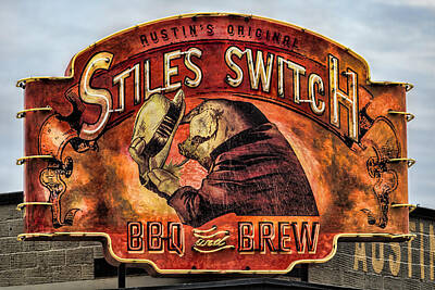 Beer Royalty-Free and Rights-Managed Images - Stiles Switch BBQ by Stephen Stookey