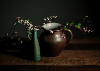 Still Life Royalty-Free and Rights-Managed Images - Still Life with Stoneware  by Nailia Schwarz
