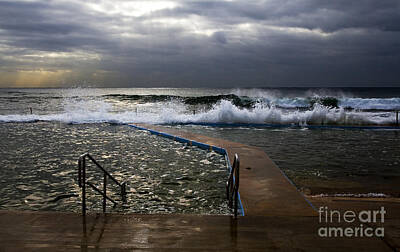 Beach Royalty-Free and Rights-Managed Images - Stormy morning at Collaroy by Sheila Smart Fine Art Photography