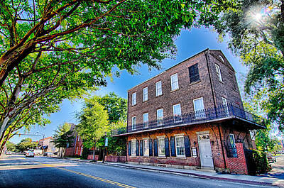 Spot Of Tea Royalty Free Images - Street Scenes Around York City South Carolina Royalty-Free Image by Alex Grichenko
