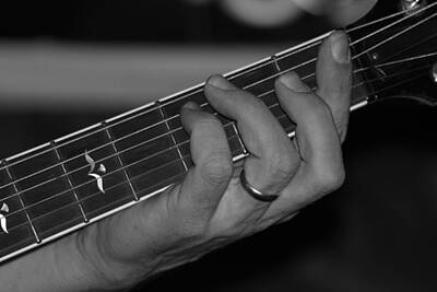 Musician Photo Royalty Free Images - Strike A Chord Royalty-Free Image by Lauri Novak