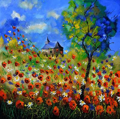 Animals And Earth Rights Managed Images - Summer Poppies 886170 Royalty-Free Image by Pol Ledent