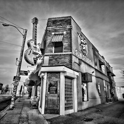 Music Royalty-Free and Rights-Managed Images - Sun Studio - Memphis #2 by Stephen Stookey