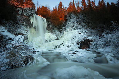 World Forgotten - Sunlit edge of the Moraine Falls by Jakub Sisak