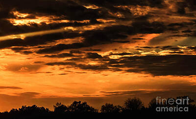 Abstract Skyline Rights Managed Images - Sunset Royalty-Free Image by Andrea Anderegg