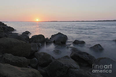 Royalty-Free and Rights-Managed Images - Sunset From The Jetty by Masako Metz