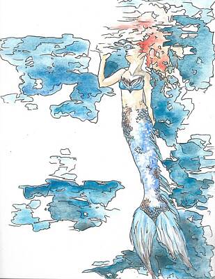 On Trend Breakfast - Surfacing Mermaid by Katrina Ryan