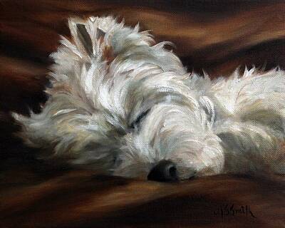 Portraits Paintings - Sweet Dreams by Mary Sparrow