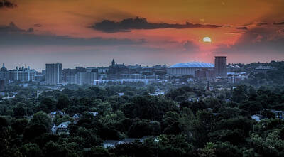Everet Regal Royalty-Free and Rights-Managed Images - Syracuse Sunrise by Everet Regal