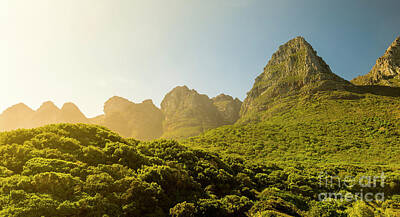 Auto Illustrations Rights Managed Images - Table Mountain National Park Royalty-Free Image by THP Creative
