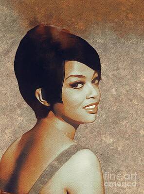 Music Paintings - Tammi Terrell, Music Legend by Esoterica Art Agency