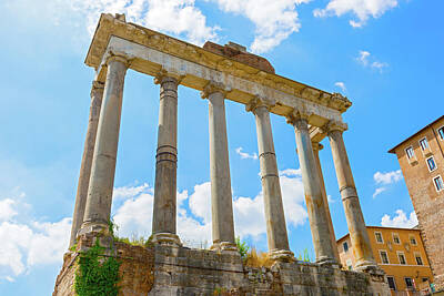 Stunning 1x - Temple of Saturn in Rome, Italy. by Marek Poplawski