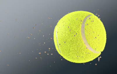 Sports Royalty-Free and Rights-Managed Images - Tennis Ball by Allan Swart