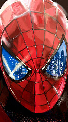 Comics Mixed Media - Spiderman fantastic  by Mark Tonelli