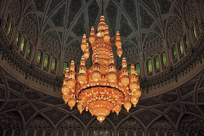 Fairy Tales Adam Ford Royalty Free Images - The big sultans Qabus mosque in Muscat is the main mosque in Om Royalty-Free Image by Heinz Tschanz-Hofmann