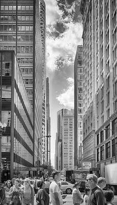 Abstract Skyline Photos - The Chicago Loop by Howard Salmon