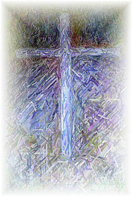 Urban Abstracts - The Cross by Karen Francis