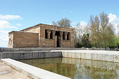 Landmarks Photo Royalty Free Images - The Debod Temple, Madrid Royalty-Free Image by Moshe Torgovitsky