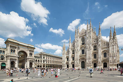 Florentius The Gardener - The Duomo in Milan by Michael Evans