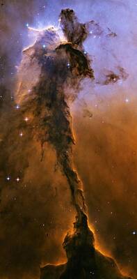 Farmhouse - The Eagle Nebula by Nasa by Celestial Images