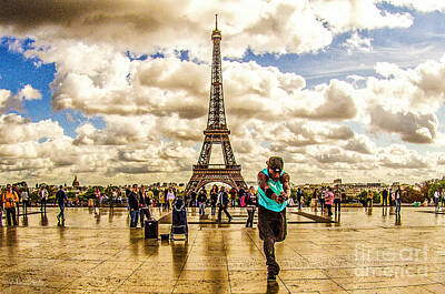 Paris Skyline Photos - The Eiffel Tower #4 by Julian Starks