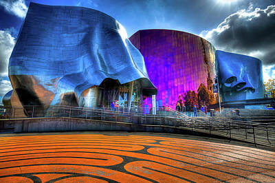 Science Fiction Photos - The Experience Music Project by David Patterson