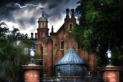 Fantasy Photos - The Haunted Mansion by Mark Andrew Thomas
