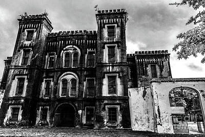 Comedian Drawings Royalty Free Images - The Haunted Old City Jail in Charleston South Carolina  Royalty-Free Image by Dale Powell