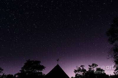 Comedian Drawings Royalty Free Images - The Night Sky, Great Dixter House and Gardens Royalty-Free Image by Perry Rodriguez