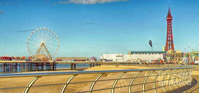 Colorful Abstract Animals - The North Pier Blackpool by Linsey Williams
