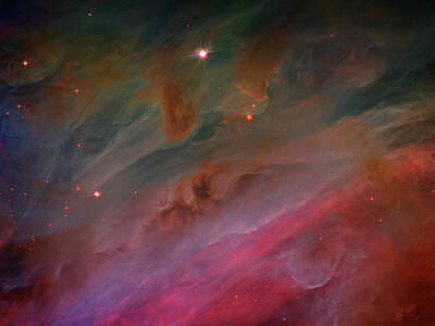 Halloween - The Orion Nebula Close Up III by Ricky Barnard