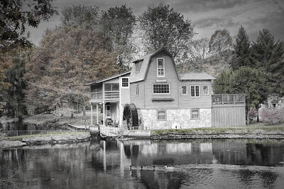 Randall Nyhof Photo Royalty Free Images - The Peterson Mill in Saugatuck Michigan Royalty-Free Image by Randall Nyhof