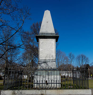 Keith Richards - The Revolutionary Monument 1799, Lexington Massachusetts by Jean-Louis Eck
