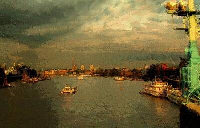In Flight - The River Thames by Jeff Watts