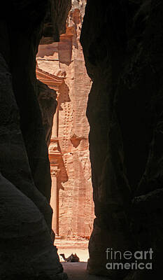 Christmas Images - The Siq at Petra by David Birchall