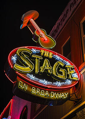 Celebrities Royalty-Free and Rights-Managed Images - The Stage On Broadway - SoBro Nashville by Stephen Stookey
