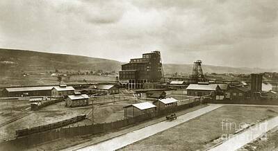 Beer Photos - The Stanton Colliery Empire St. The Heights Wilkes Barre PA early 1900s by Arthur Miller