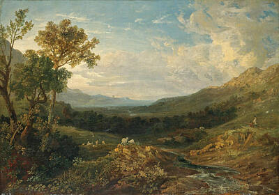  Painting - The Valley Of The Clyde by Anthony Vandyke Copley Fielding