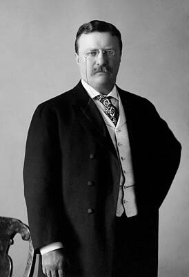 Celebrities Photos - Theodore Roosevelt - 26th President of United States of America by War Is Hell Store
