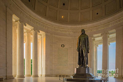 Politicians Photos - Thomas Jefferson by Inge Johnsson