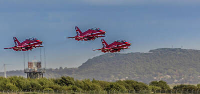 A Tribe Called Beach - Three Red Arrows of the air by Paul Madden