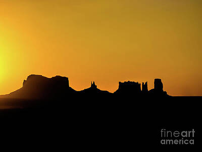 Landmarks Photo Royalty Free Images - Three sisters backlight Royalty-Free Image by Benny Marty