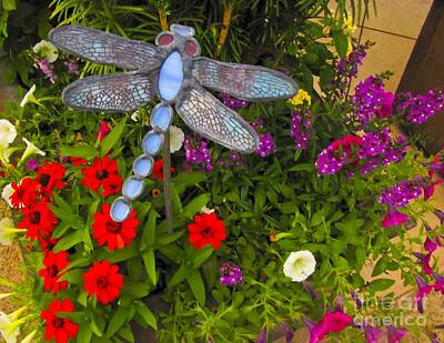 Modern Man Air Travel Royalty Free Images - Tiffany- Dragon Fly Ii Royalty-Free Image by Johnnie Stanfield