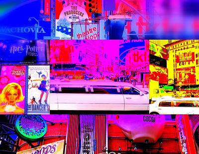 Royalty-Free and Rights-Managed Images - Times Square Frenzy by Funkpix Photo Hunter