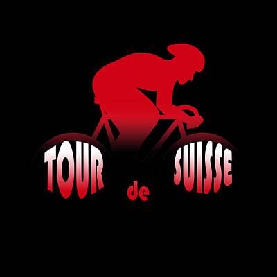 Music Tees - Tour de Suisse by Andrew Fare