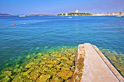 Pineapple - Town of Vodice view from beach by Brch Photography